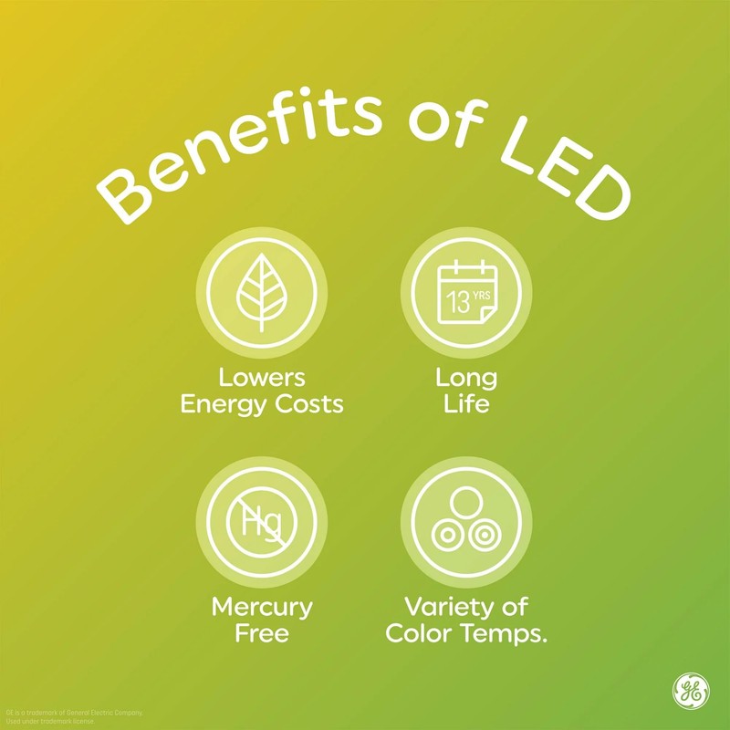 GE LED 9-Watt, 650 Lumens, (65W Equivalent) Soft White, BR30