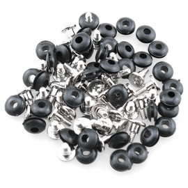 Maxmoral 40PCS 3.5 Inch HDD Screws Anti Vibration Mounting Step Screws Suitable for PC Case Support