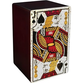 Meinl Percussion Backbeat Bass Cajon Box Drum with Ported Sound Hole and Snares — NOT Made in China — for Acoustic Music, 2-Year Warranty (BBCAJJS)