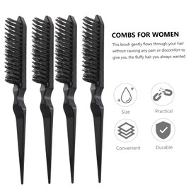 MERRYHAPY Grooming Combs for Hair Stylist Hair Brush Slick Back Multi-use Combs Set Hair Volume Applicator