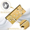 6 Packs Flush Hinges,4 Inch Ball Bearing Stainless Steel Door