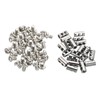 PATIKIL 20pcs 5.3x10mm Wire Rope Clip Steel Cable Clamp 3mm
