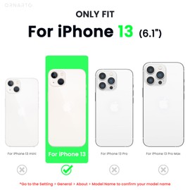ORNARTO Compatible with iPhone 13 Case 6.1, Slim Liquid Silicone 3 Layers Full Covered Soft Gel Rubber Phone Case Protective Cover 6.1 Inch-Brown