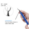 Metal Deburring Tool, Hand Deburring Tool Set with 20 pcs