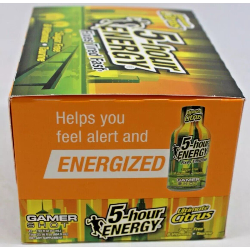 5-hour ENERGY 5 Hour Energy Ultimate Citrus Flavor Gamer Shots