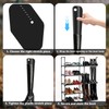 KGGZKG Boot Shaper Plastic Boot Stretchers Reusable Boot Holder, black