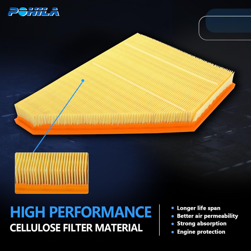 POHILA Engine Air Filter CA12166 Compatible with 2018-2022 Chevy Traverse