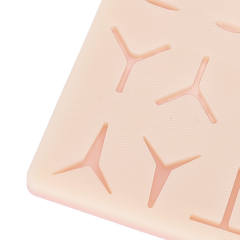 Suture Practice Pad Reusable Silicone Sature Training Skin Pad with