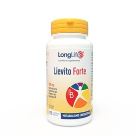LongLife® Lievito Forte | Integratore di lievito di birra con vitamine del gruppo B | Metabolismo energetico | Riduzione stanchezza e affaticamento | 120 compresse | Vegano e doping free.