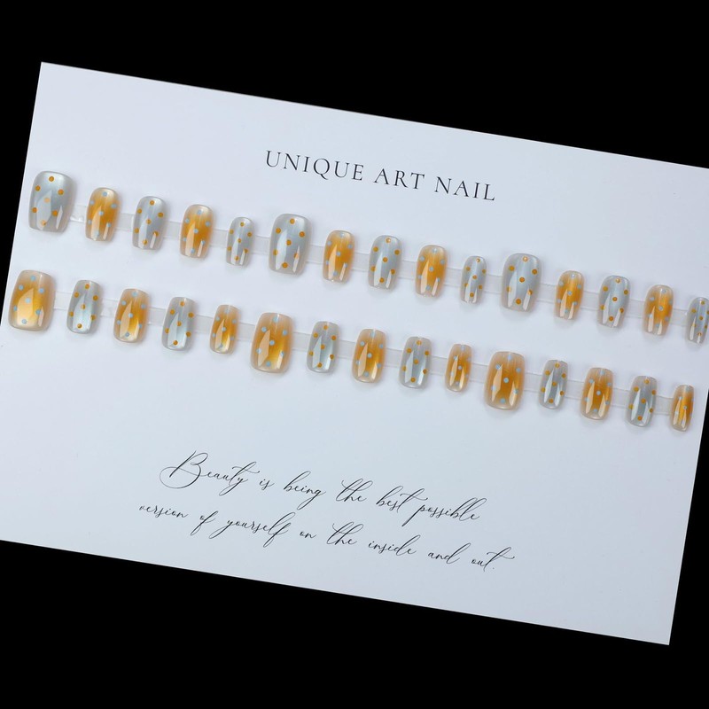 Domiya Nail Tips, 30 Pieces, Ballet, Popular, Nail Stickers, Cute