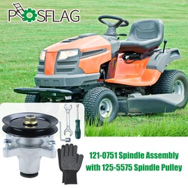 POSFLAG 139-3214 Spindle Assembly with 125-5575 Spindle Pulley Replaces 139-3214 Spindle Toro 139-3214, Toro 121-0751 Spindle Assembly, 117-7439, 117-7267, 117-7268 for Toro SS5000, MX5060 Mowers