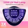 UV Nail Light, ARCWEISSO 320W UV Light for Gel Nails