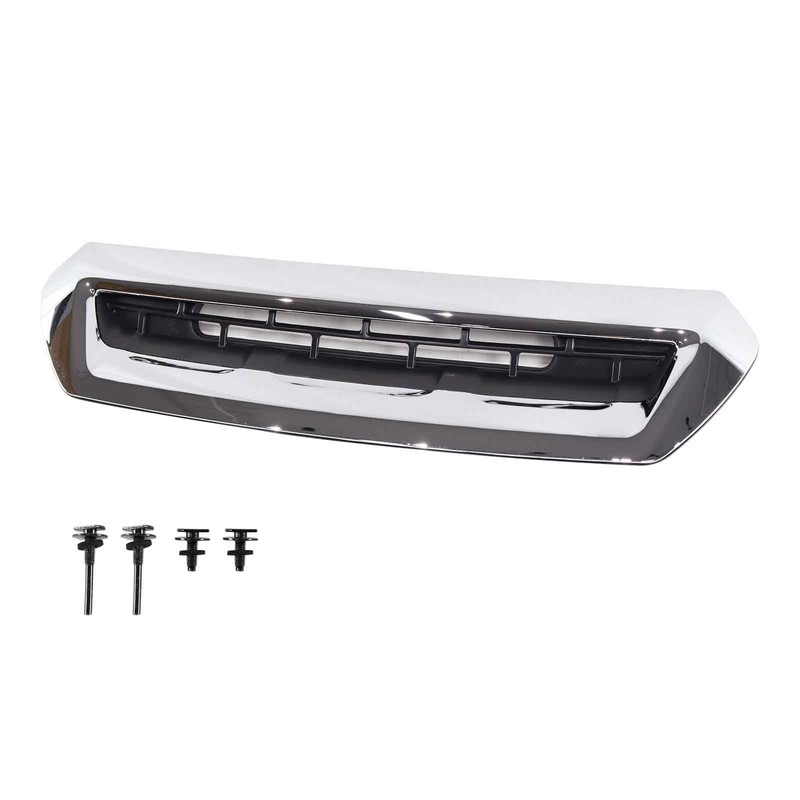 Chrome Hood Air Ven-t Compatible With 2017 2018 2019 GM-C