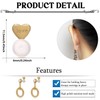 Kerryjewl Rubber Earring Backs for Droopy Ears,Silicone Earring Lifter for