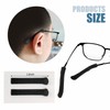 KKUADCEHI 2 Pairs Glasses Ear Cushion Soft Knitting Eye Glasses