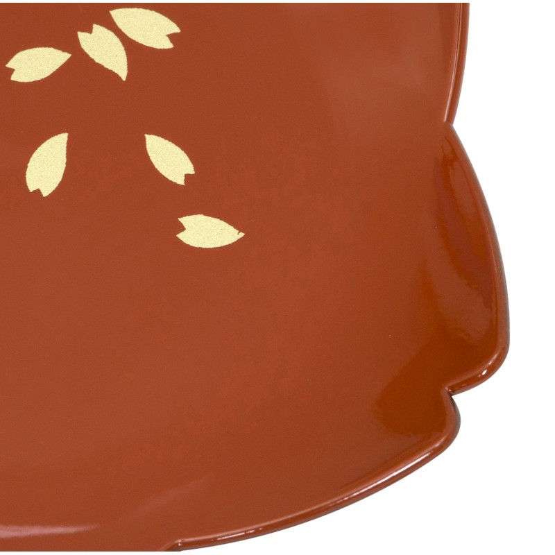 Maeju Lacquerware AMJ-2P-610 Assorted Cherry Blossom Dishes with Fork