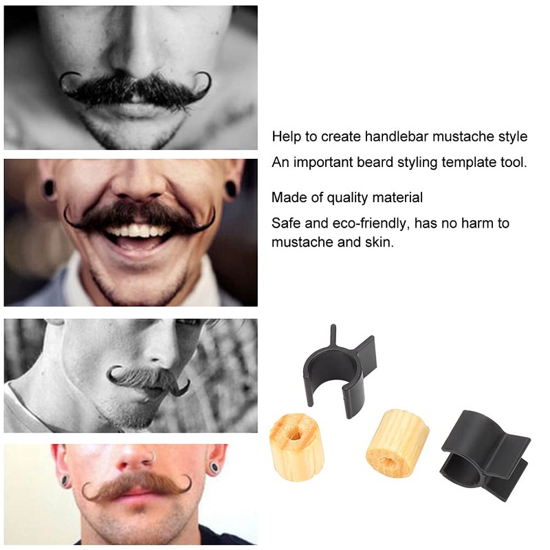 Handlebar Mustache Training Wheel, Mustache Curler Mustache Trainer Men Mustache