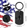 AXEN Christian Gifts for Men, Religious Keychain with Bible Verse