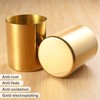 Gold Pen Holder for Desk, 304 Stainless Steel Pen Organizer