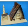 Dregano AFrame Wooden Cabin Smoker Made in Germany
