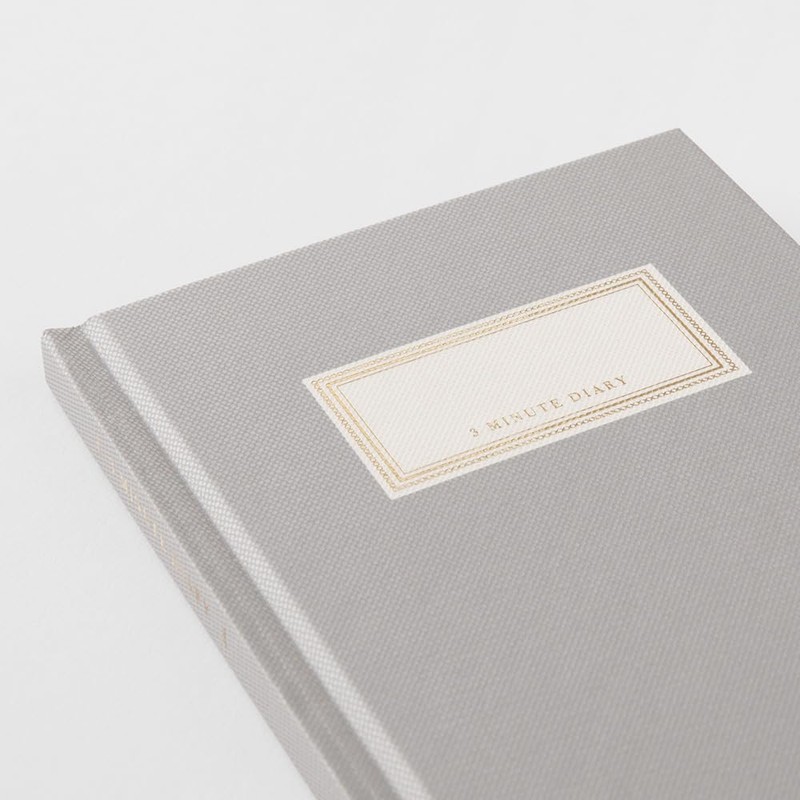 Midori 12703006 Diary, 3 Minutes, Gray