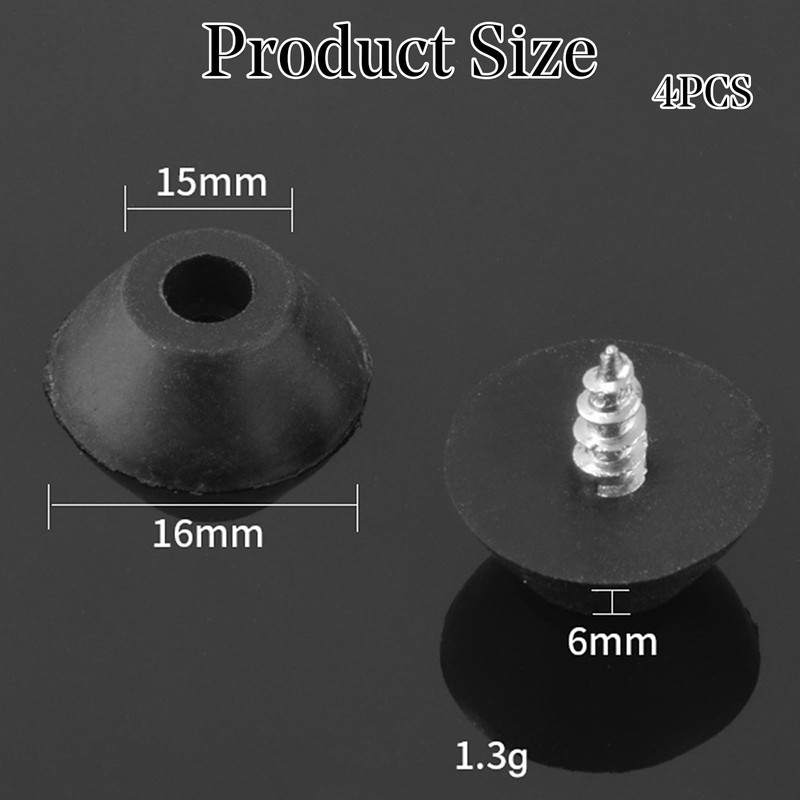 4pcs Rubber Feet Bumper Furniture Sofa Table Amplifier Speaker Cabinet