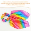 6 Stücke Regenbogen Haarzubehör, Einfaches Stirnband, Streamer -Haarring, Bogenkantenclip, Party