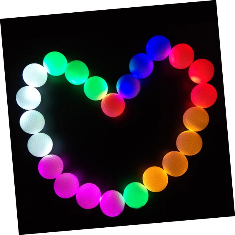 Outanaya 3pcs Balls Led Flash Balls Glow Dark Feature for