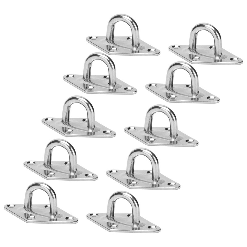 10Pcs Eye Plate 316 Stainless Steel Heavy Duty Suspension Pad