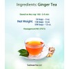 TeadreamTea Ginger Tea Bags - 100 Bleach-Free Tea Bags |