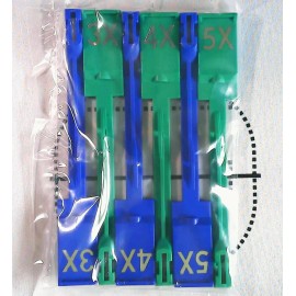 Bally Fathom 3X 4X 5X DROP TARGET SET SILVER FOIL STAMPED