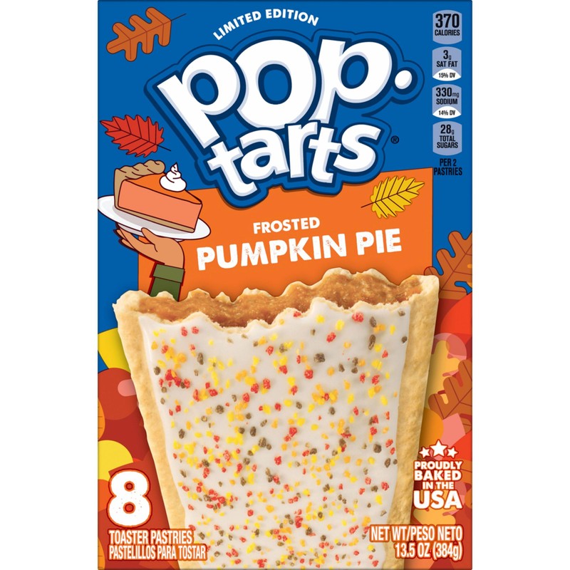 Pop-Tarts Toaster Pastries, Breakfast Foods, Fall Snacks, Frosted Pumpkin Pie,