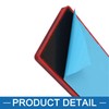 A ABSOPRO Car Reflector Sticker Rectangle No-Hole Exterior Decal Red(Set