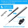 1 PCS PD Catheter Holder with 2 PCS Adjustable Necklace