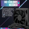 Cooler Master 120mm MasterLiquid 120L Core Intel/AMD CPU Liquid Cooler,