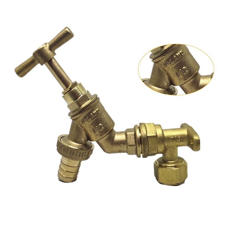 SEIWEI Outdoor Tap 1/2" Standard Garden Hose Connector with Wall