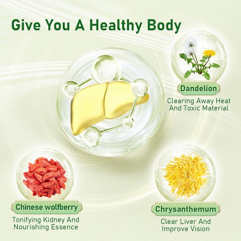 Jonider: Dandelion Wolfberry Tea - Natural Blend of 6 Herbs