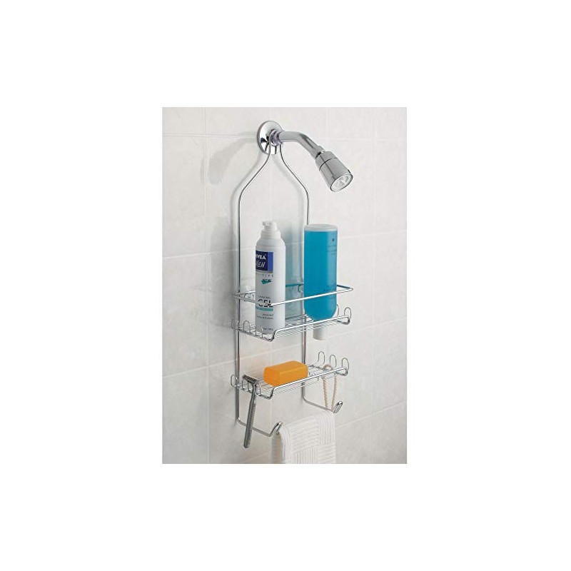 iDesign Steel Hanging Shower Caddy Organizer, The Milo Collection –
