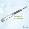 A2Z Scilab 100Sterile Blades #24 + Metal Handle #4+ Blade
