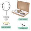 Schliersee Magnifying Vanity Makeup Mirror 7 Inch, 360°Rotation Double Sided