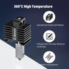 BURMONG Upgraded 0.4MM P1S/P1P Hotend Hot End with Silicone Sock