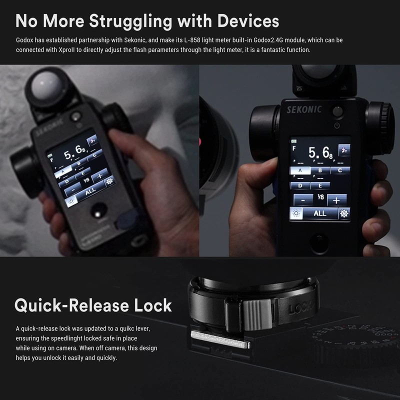 Godox XProII-S XProIIS TTL Wireless Flash Trigger 2.4G Wireless HSS