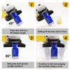 SHDIATOOL Tile Diamond Drill Bits Set,Porcelain Hole Saw, Cutter for