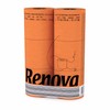 Renova Orange Toilet Paper 3-Ply - Pack of 6 Rolls,