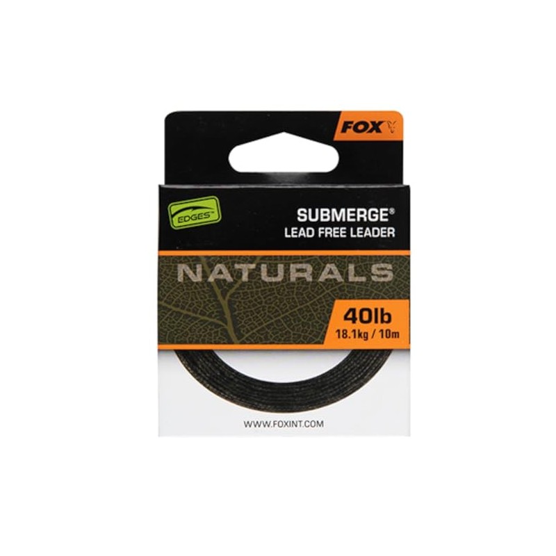 Fox Naturals Submerge Leader 40 lb 18.1 kg - 10