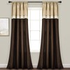 Lush Decor Terra Room Darkening Window Curtain Panels Pair 54"