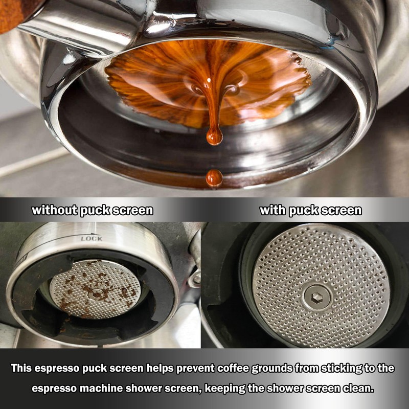 NEOUZA V3 Espresso Stainless Steel Swaddling Strainer 58.5mm 0.8mm Thick