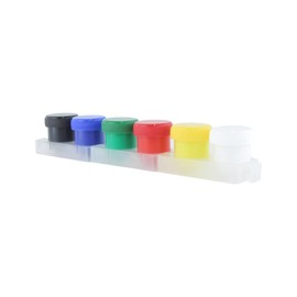 POLITEC ESTUCHE DE PINTURAS ACRILICAS CON 6 FCO 25 ML. COLORES BASICOS