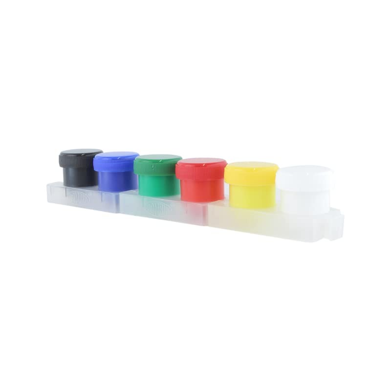 POLITEC ESTUCHE DE PINTURAS ACRILICAS CON 6 FCO 25 ML.
