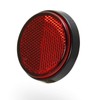 Dock66 Motorcycle Parts Round Red 60 mm Rear Reflector Cat's